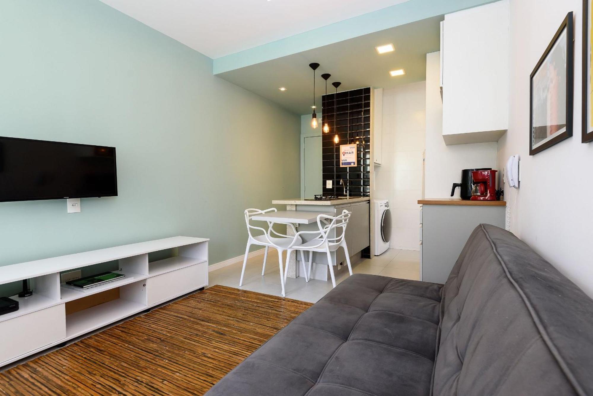 Quarto&sala C/ Workstation No Leblon | Dmc 24/609 Appartamento